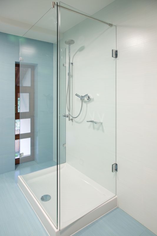 Glass Enclosed Shower